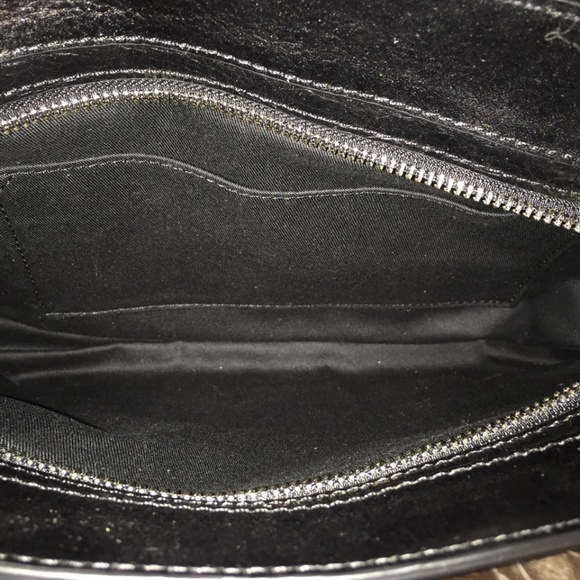 COACH LTD EDIT LEGACY SILVER FOX FUR BLACK Leather - Picture 5 of 8